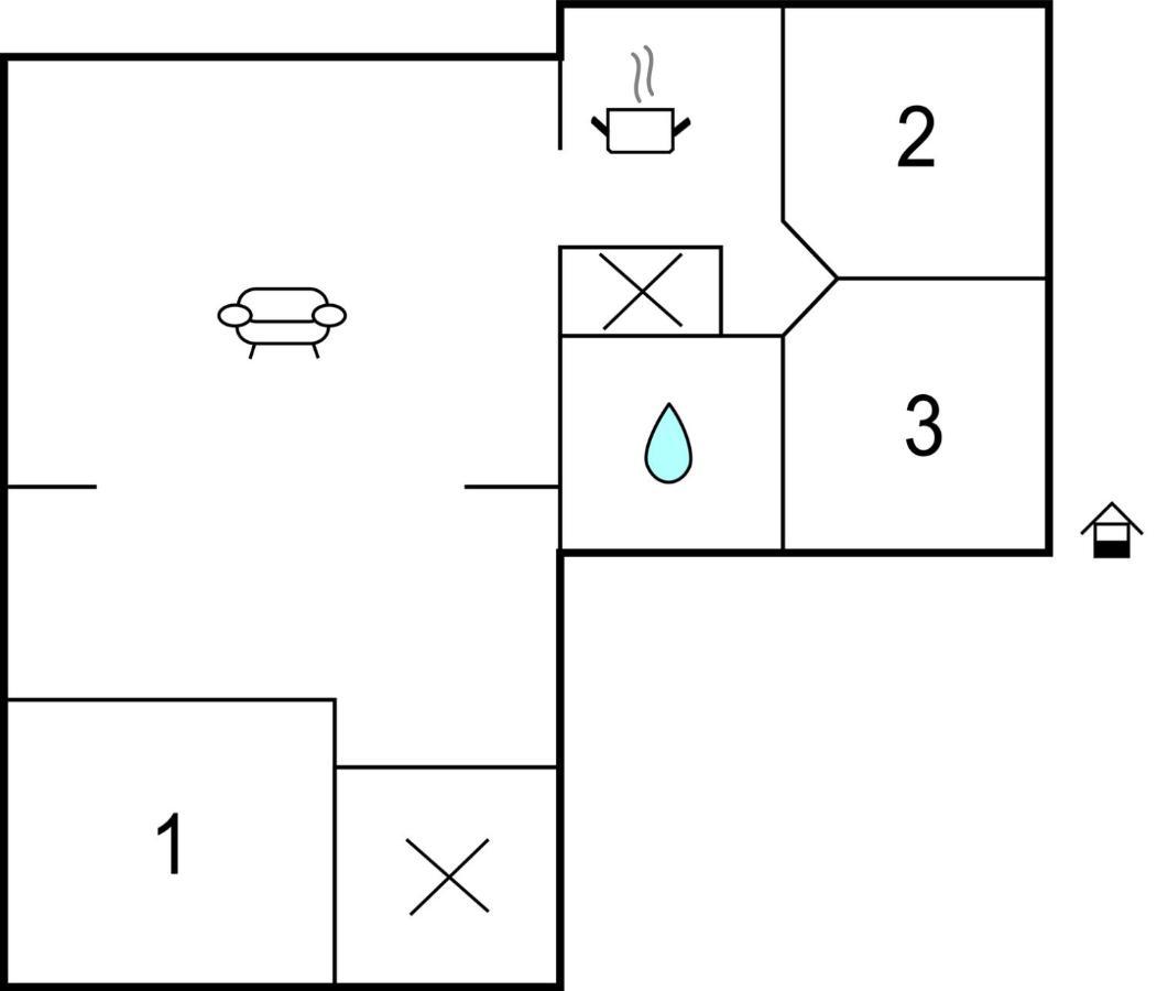 3 Bedroom Pet Friendly Home In Tzummarum Экстерьер фото
